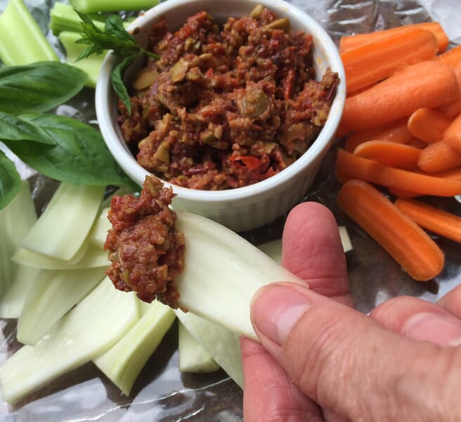 Crudités with Tapenade