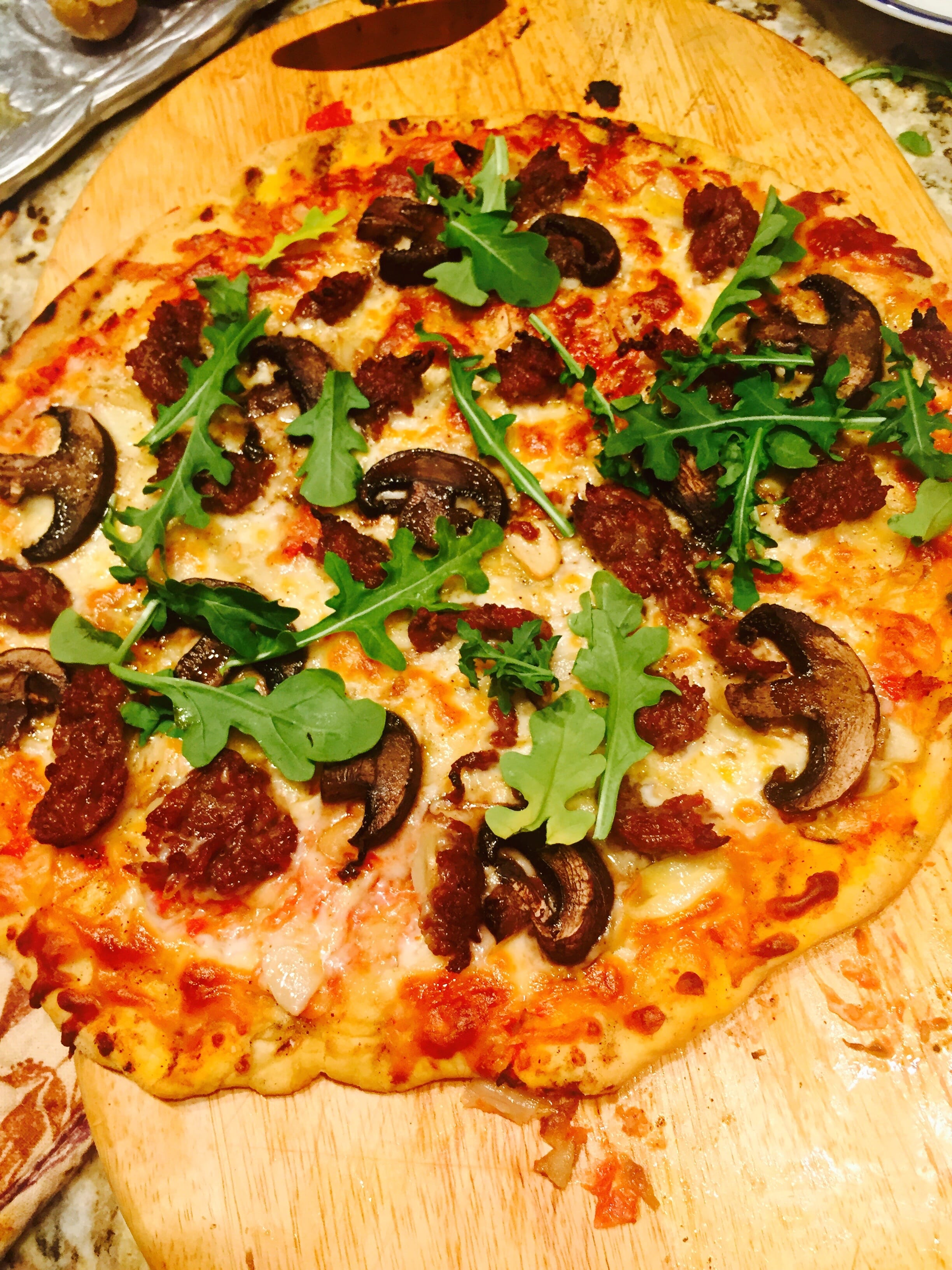 Sausage & Mushroom Pizza