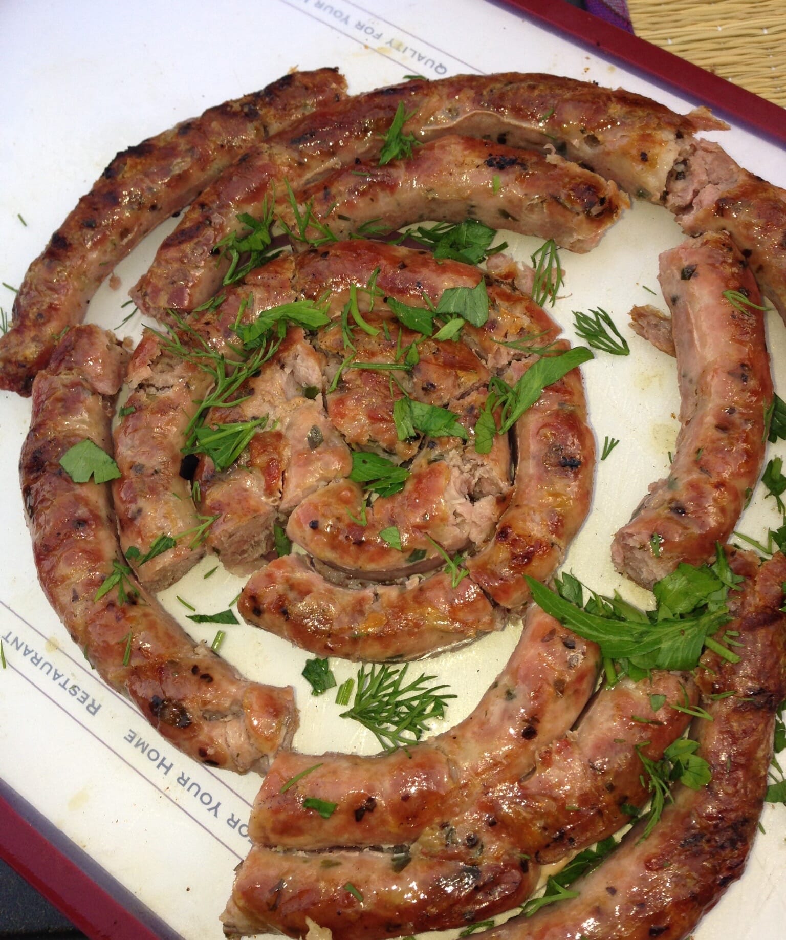 Grill Roasted Italian Sausages