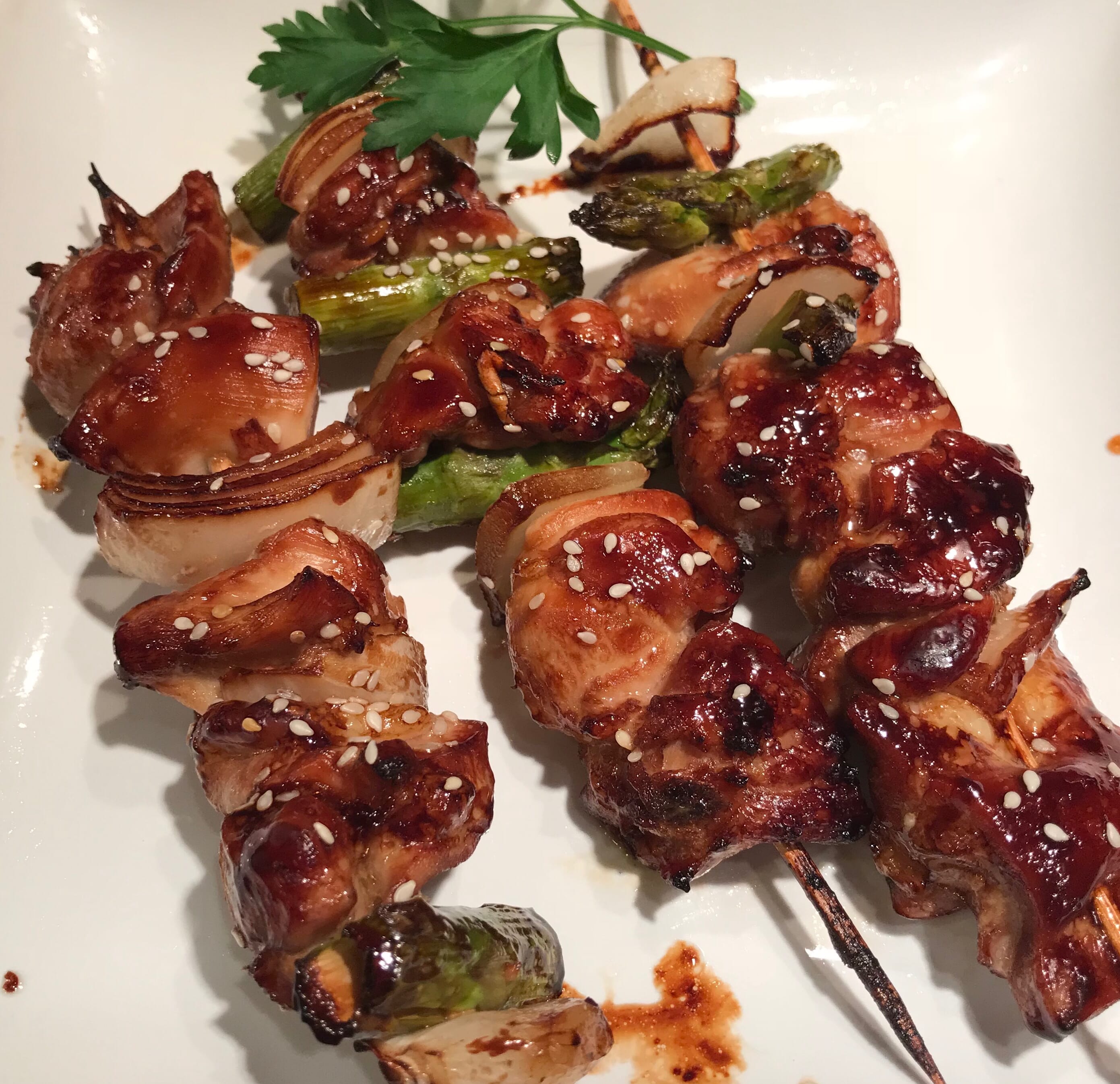 Chicken Asparagus Skewers