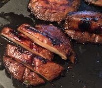 Grilled Portabella Mushrooms With Truffle Balsamic Glaze