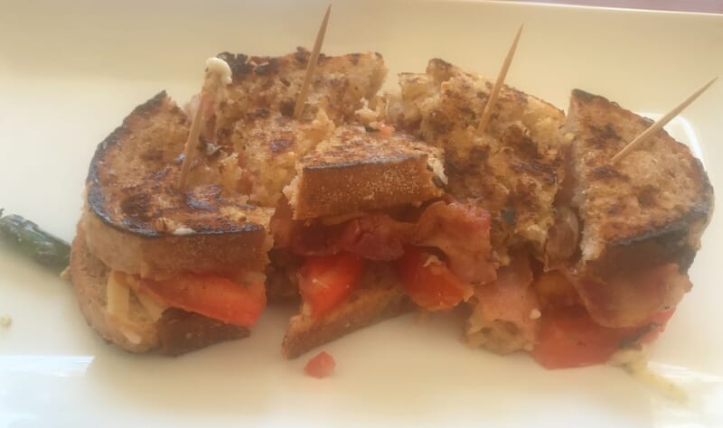 Gourmet Grilled Cheese - Bacon, Tomato and Gruyere